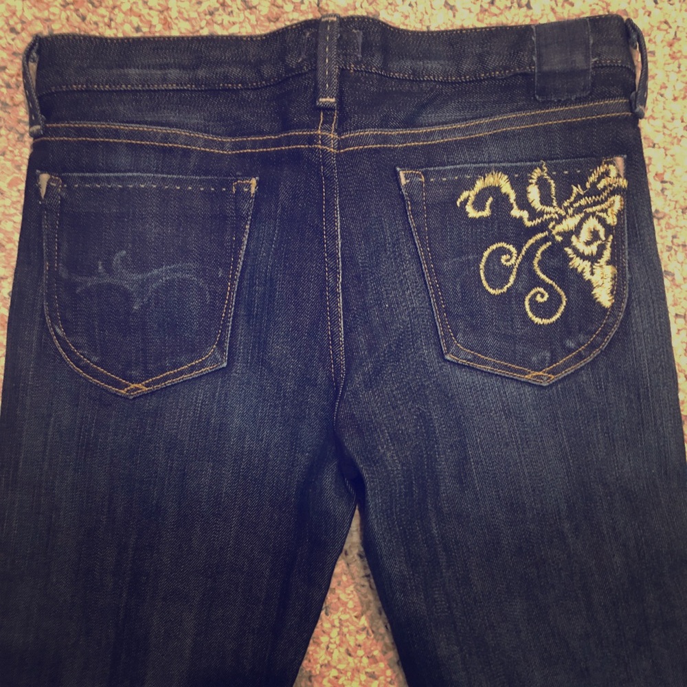 3/$45👖 Goldsign denim unique style jeans size 26